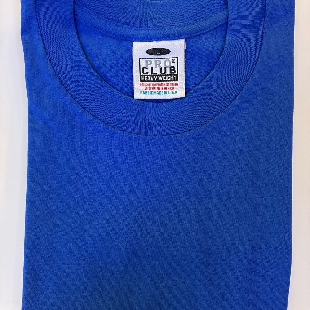 Pro Club Men's Classic Blue Tee
